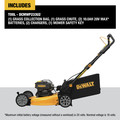 Dewalt DCMWP233U2 2X 20V MAX Brushless Lithium-Ion 21-1/2 in. Cordless Push Mower Kit with 2 Batteries (10 Ah) image number 1
