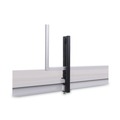 Office Furniture Accessories | MasterVision GL07019101 Protector Series 35.4 in. x 0.16 in. x 23.6 in. Glass Aluminum Desktop Divider - Clear (1/Carton) image number 7