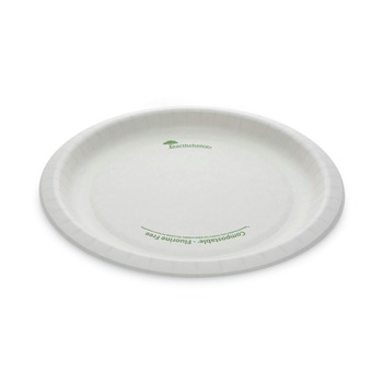 Pactiv Corp. PSP10EC EarthChoice Pressware 10 in. Diameter Plate Paper Compostable Dinnerware - White (300/Carton)
