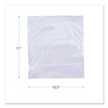 Food Trays, Containers, and Lids | Boardwalk BWK1GALFZRBAG 1 Gallon 10.5 in. x 11 in. Reclosable Freezer Storage Bags - Clear (250/Box) image number 3