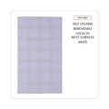 Office Jansan | Universal UNV40108 0.75 in. Diameter Self-Adhesive Removable Color-Coding Labels - White (28/Sheet, 36 Sheets/Pack) image number 4