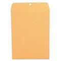 Office Jansan | Universal UNV35264 #90 Square Flap Gummed/Clasp Envelope - Brown Kraft (100/Box) image number 1