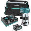 Compact Routers | Makita GTR01D1 40V max XGT Brushless Lithium-Ion Cordless Compact Router Kit (2.5 Ah) image number 0
