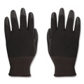 Work Gloves | Boardwalk BWK000298 Palm Coated Cut-Resistant HPPE Glove - Size 8 Medium, Salt and Pepper/Black (1-Dozen) image number 3