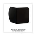 Office Jansan | Universal UNV54071 6 in. x 5 in. x 7 in. Metal Magnetic Bookends - Black (1 Pair) image number 3