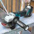 Cut Off Grinders | Makita XAG11T 18V LXT Lithium-Ion Brushless Cordless 4-1/2 / 5 in. Paddle Switch Cut-Off/Angle Grinder Kit with Electric Brake (5.0Ah) image number 4