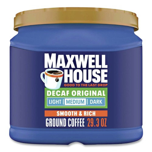 Maxwell House GEN04658 29.3 oz. Can Coffee - Decaffeinated Ground Coffee