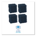 Cleaning Cloths | Boardwalk 88BWK HD 3.5 in. x 5 in. Extra Heavy-Duty Scour Pad - Dark Blue (20/Carton) image number 5