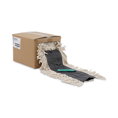 Office Jansan | Boardwalk BWKFF40 5 in. Flash Forty Disposable Cotton Dustmop - Natural image number 0