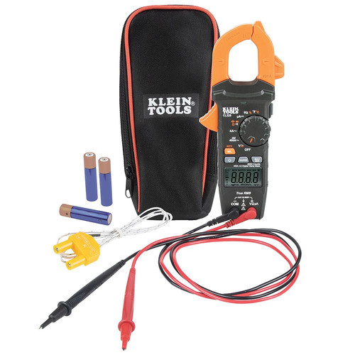 Clamp Meters | Klein Tools CL320 600V 400 Amp AC Auto-Ranging HVAC Digital Clamp Meter image number 0