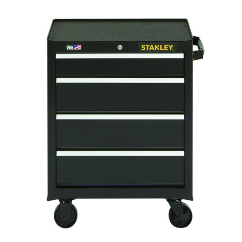 Stanley STST22744BK 300 Series 26 in. x 18 in. x 34 in. 4 Drawer Rolling Tool Cabinet - Black image number 0