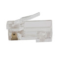 Electronics | Klein Tools VDV826-762 Pass-Thru RJ45 CAT5E Gold Plated Modular Data Plug (200-Pack) image number 2