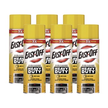 EASY-OFF 14.5 oz. Aerosol Spray Heavy Duty Foam Oven Cleaner - Fresh Scent (6/Carton)