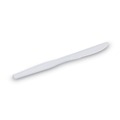 Cutlery | Dixie KH217 Heavyweight Plastic Knives - White (1000/Carton) image number 2