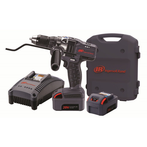 Drill Drivers | Ingersoll Rand D5140-K2 20V Lithium-Ion 1/2 in. Cordless Drill Driver Kit with (2) 3 Ah Batteries image number 0