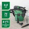 Presidents' Day Sale! Save $35 off $199 | Metabo HPT RP18DAQ4M 18V MultiVolt Lithium-Ion Cordless 1.6 Gallon Wet/Dry HEPA Vacuum (Tool Only) image number 2