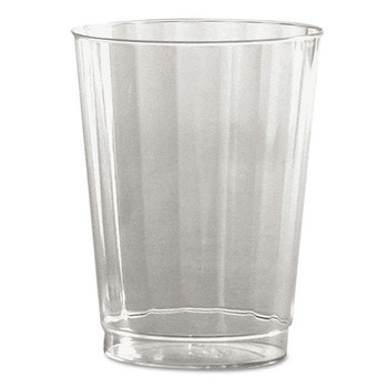 PRODUCTS | WNA WNA CC10240 10 oz. Fluted, Tall, Classic Crystal Plastic Tumblers - Clear (240/Carton)