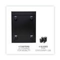 Office Carts & Stands | Alera ALEPABBFBL 14.96 in. x 19.29 in. x 27.75 in. 3-Drawers: Box/Box/File Legal/Letter Left or Right File Pedestal - Black image number 7