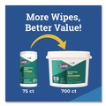 Cleaning & Janitorial Supplies | Clorox 31547 1 Ply 7 in. x 8 in. Fresh Scent Disinfecting Wipes - White (1/Carton) image number 6
