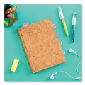Office Jansan | Avery 74761 Ultra Tabs 1 in. x 1.5 in. 1/5-Cut Repositionable Mini Tabs - Assorted Pastel (40/Pack) image number 3