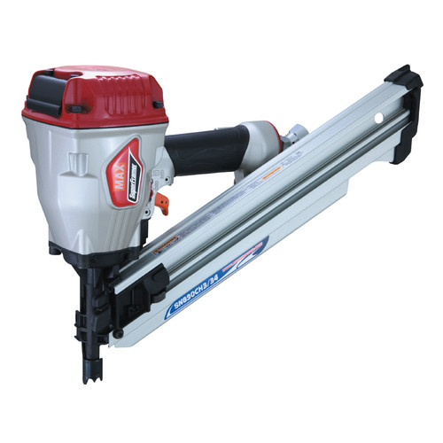 Air Framing Nailers | MAX SN890CH3/34 34 Degree 3-1/2 in. x 0.131 in. SuperFramer Offset Clipped Head Framing Nailer image number 0