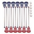 Toys | Champion Sports LAXSR 6 Balls/12 Sticks Soft Lacrosse Set (1-Set) image number 0