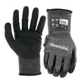 Makita T-04139 Cut Level 7 Advanced FitKnit Nitrile Coated Dipped Gloves - Small/Medium image number 1
