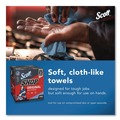 Cleaning & Janitorial Supplies | Scott 75190 9 in. x 12 in. 1-Ply Shop Towels Original - Unscented/Blue (200/Box) image number 5