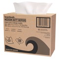 Office Jansan | Boardwalk 3284 1-Ply 9.75 in. x 16.25 in. DRC Wipers - White (100/Box, 8 Boxes/Carton) image number 2
