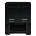 Paper Towel Holders | Boardwalk BWK33GREEN 12.31 x 9.31 x 15.94 Xtra Electronic Hand Towel Dispenser - Black (1/Carton) image number 2