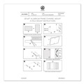 Office & Office Supplies | U Brands 2903U00-01 PINIT 47 x 35 Magnetic Dry Erase Undated One Month Calendar - White image number 5