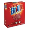 Cleaning Tools | Brillo 23318 2.5 in. x 3 in. Steel Wool Soap Pads - Gray/Pink (12/Carton) image number 2