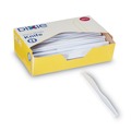 Just Launched | Dixie KH207 Plastic Cutlery, Heavyweight Knives - White (1000/Carton) image number 1