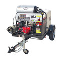 Pressure Washers | Simpson 95005 Trailer 4000 PSI 4.0 GPM Hot Water Mobile Washing System Powered by HONDA image number 0