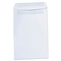 Mothers Day Sale! Save an Extra 10% off your order | Universal UNV42100 Self-Stick Open-End #1 Square Flap Self-Adhesive Closure 6 in. x 9 in. Catalog Envelopes - White (100/Box) image number 1