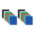 Notebooks & Pads | Roaring Spring 11295 11 in. x 9 in. 200-Sheets 5-Subject Medium/College Rule Subject Wirebound Notebook - Assorted Cover Colors (12/Carton) image number 0