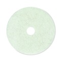 Cleaning Cloths | Boardwalk BWK4020NAT 20 in. Diameter Natural Burnishing Floor Pads - White (5/Carton) image number 1