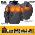 Heated Jackets | Dewalt DCHJ076ABD1-L 20V MAX Lithium-Ion Heavy Duty Heated Work Jacket Kit - Large, Black (2 Ah) image number 6