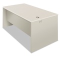  | HON H38932.B9.Q 38000 Series 60 in. x 30 in. x 30 in. Desk Shell - Light Gray/Silver image number 0