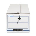  | Bankers Box 00018 Liberty 9 in. x 24.25 in. x 7.5 in. Check and Form Boxes - White/Blue (12/Carton) image number 1