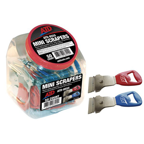  | ATD 8555 Mini Scrapers in a Fishbowl Display image number 0