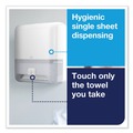Cleaning & Janitorial Supplies | Tork 5511202 Elevation Matic 13 in. x 8 in. x 14.5 in. Hand Towel Roll Dispenser with Sensor - White image number 4