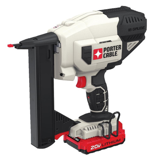 Crown Staplers | Porter-Cable PCC791LA 20V MAX Lithium-Ion 18 Gauge Narrow Crown Stapler Kit image number 0