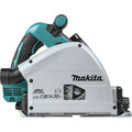 Makita XPS01PMJ-194368-5 18V X2 (36V) LXT Brushless Lithium-Ion 6-1/2 in. Cordless Plunge Circular Saw Kit with 2 Batteries (4 Ah) and 55 in. Guide Rail image number 11