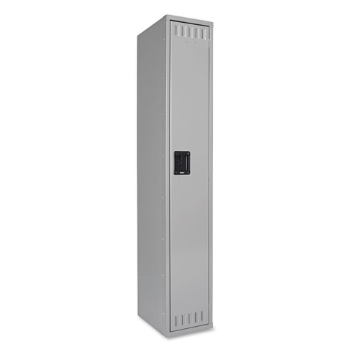 Office & Office Supplies | Tennsco STS-121872-A-MGY 12 in. x 18 in. x 72 in. One Locker with Hat Shelf and Coat Rod Single-Tier Locker - Medium Gray image number 0
