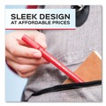 Pens | Paper Mate 2124517 Fine 0.8 mm Write Bros. Stick Ballpoint Pen - Red Ink/Barrel (1-Dozen) image number 4