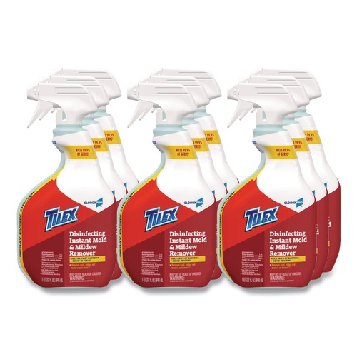 Cleaning & Janitorial Supplies | Tilex 35600 32 oz. Smart Tube Spray Disinfects Instant Mildew Remover (9/Carton) image number 0