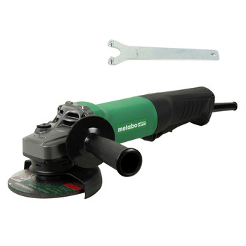 GRINDERS | Metabo HPT G12SE3Q9M 10.5 Amp 4-1/2 in. Angle Grinder with Lock-Off Paddle Switch
