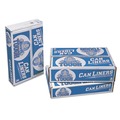 Bulk Savings Pricing 2 | Pitt Plastics MT371XW 30 in. x 36 in. 30 gal. 0.75 mil. Linear Low Density Can Liners - White (200/Carton) image number 0