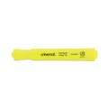 Office Jansan | Universal UNV08866 Chisel Tip Desk Highlighter Value Pack - Fluorescent Yellow Ink, Yellow Barrel (36/Pack) image number 2